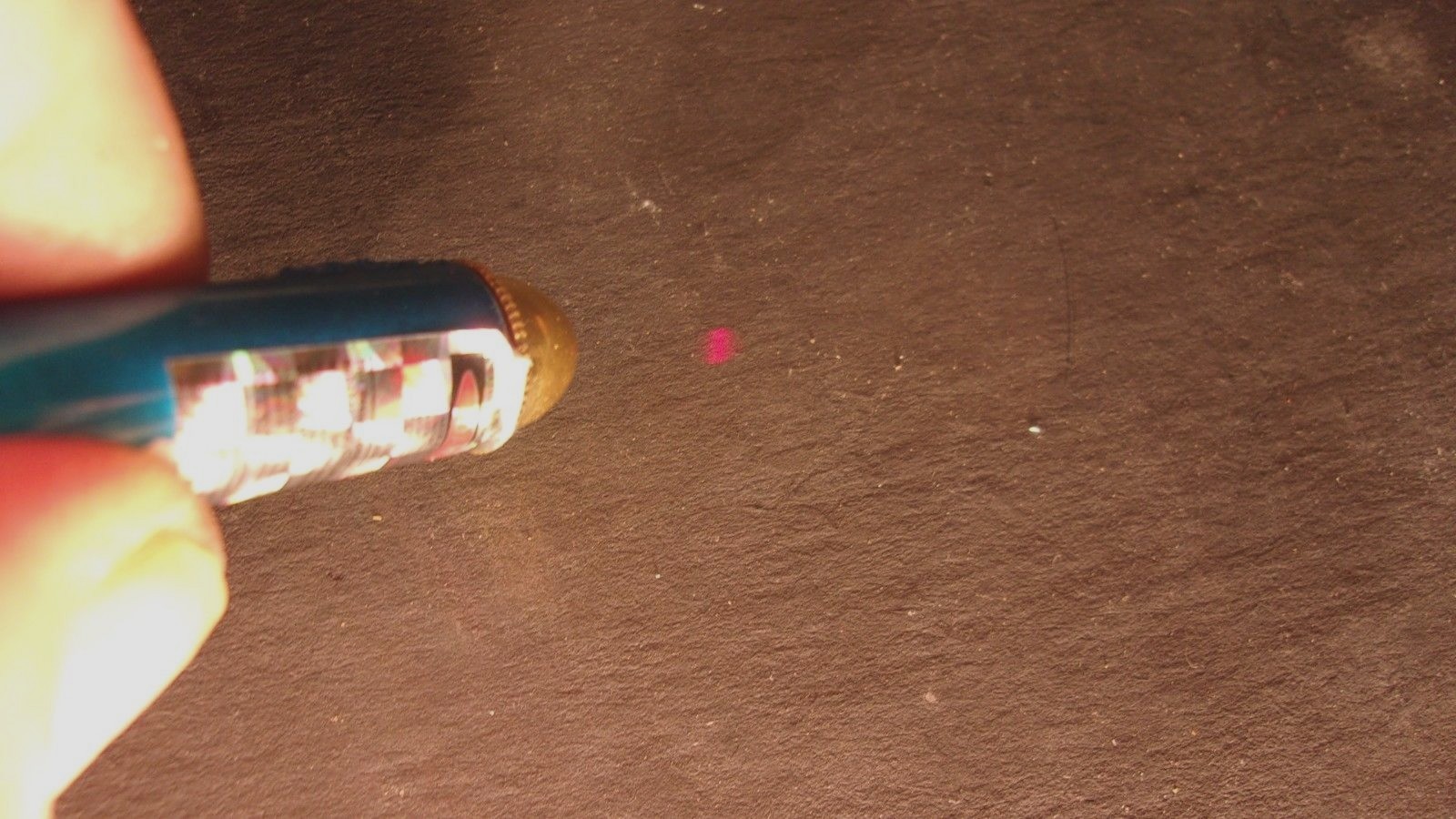 Laser pointer key chain with 42 tips