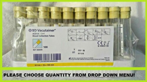 PLATELET RICH PLASMA PRP  |Vacutainer ACD-A Tubes 8.5ml | Long Expiry Date