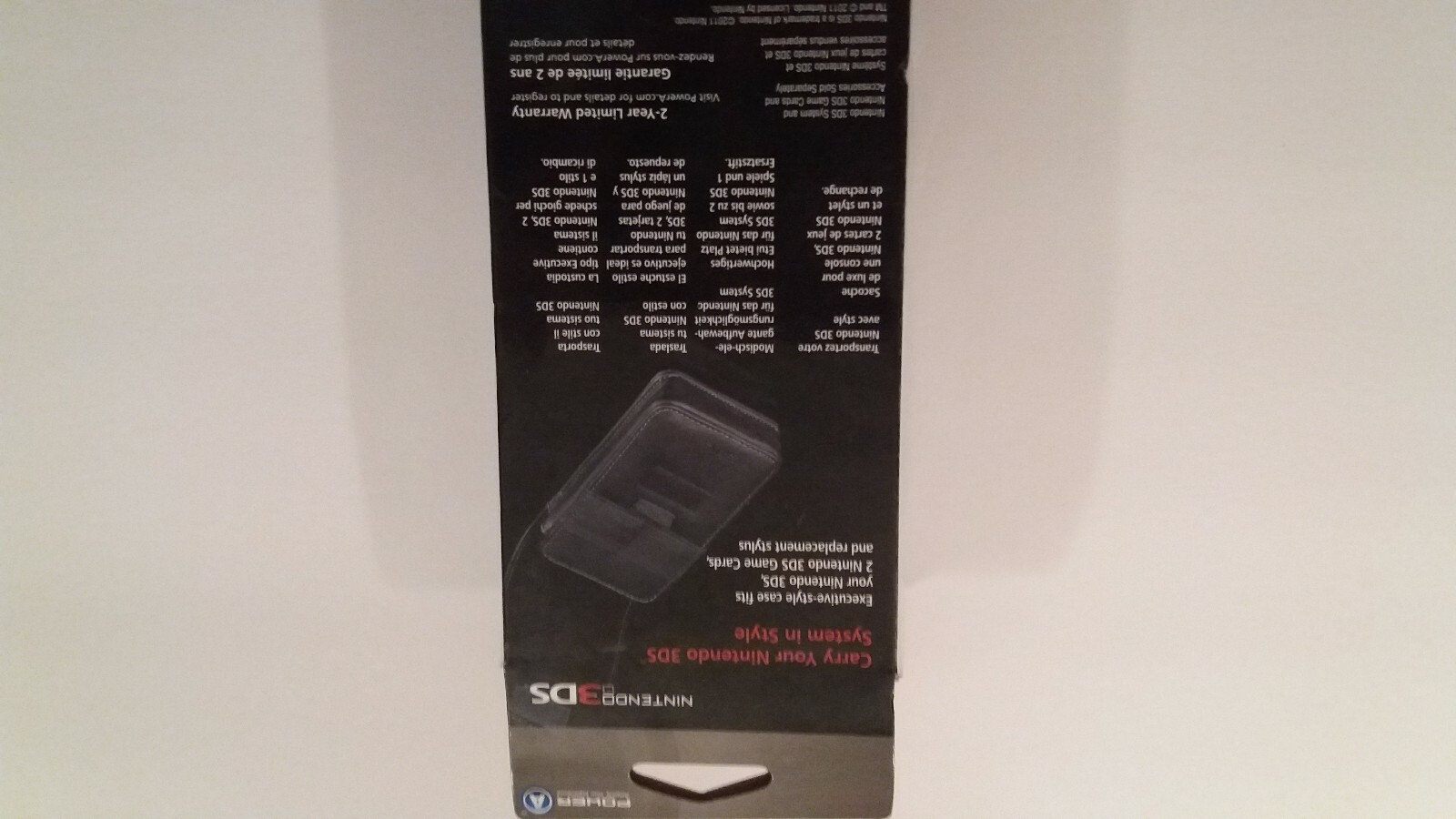 Nintendo Official Executive Case for 3DS, Black  LOT01220C0201