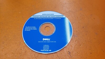      Dell Application Disc For Reinstalling CyberLink PowerDVD 5.3 Software