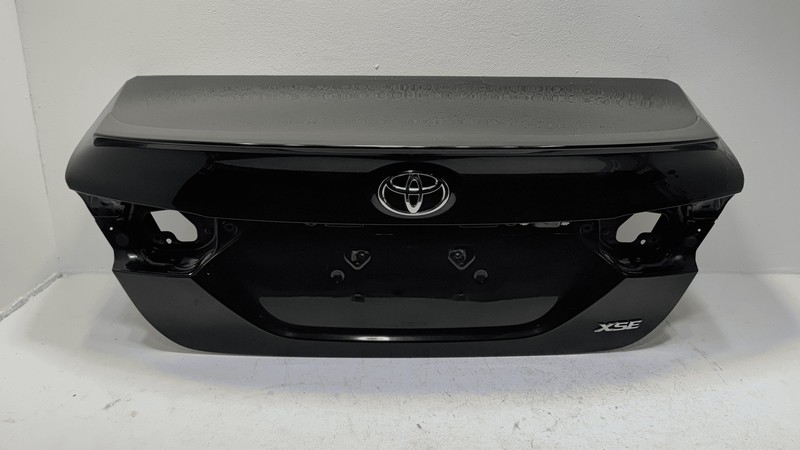 Used 2018-2024 Toyota Camry Rear Trunk Lid Shell Panel W/ Spoiler Black 218 OEM
