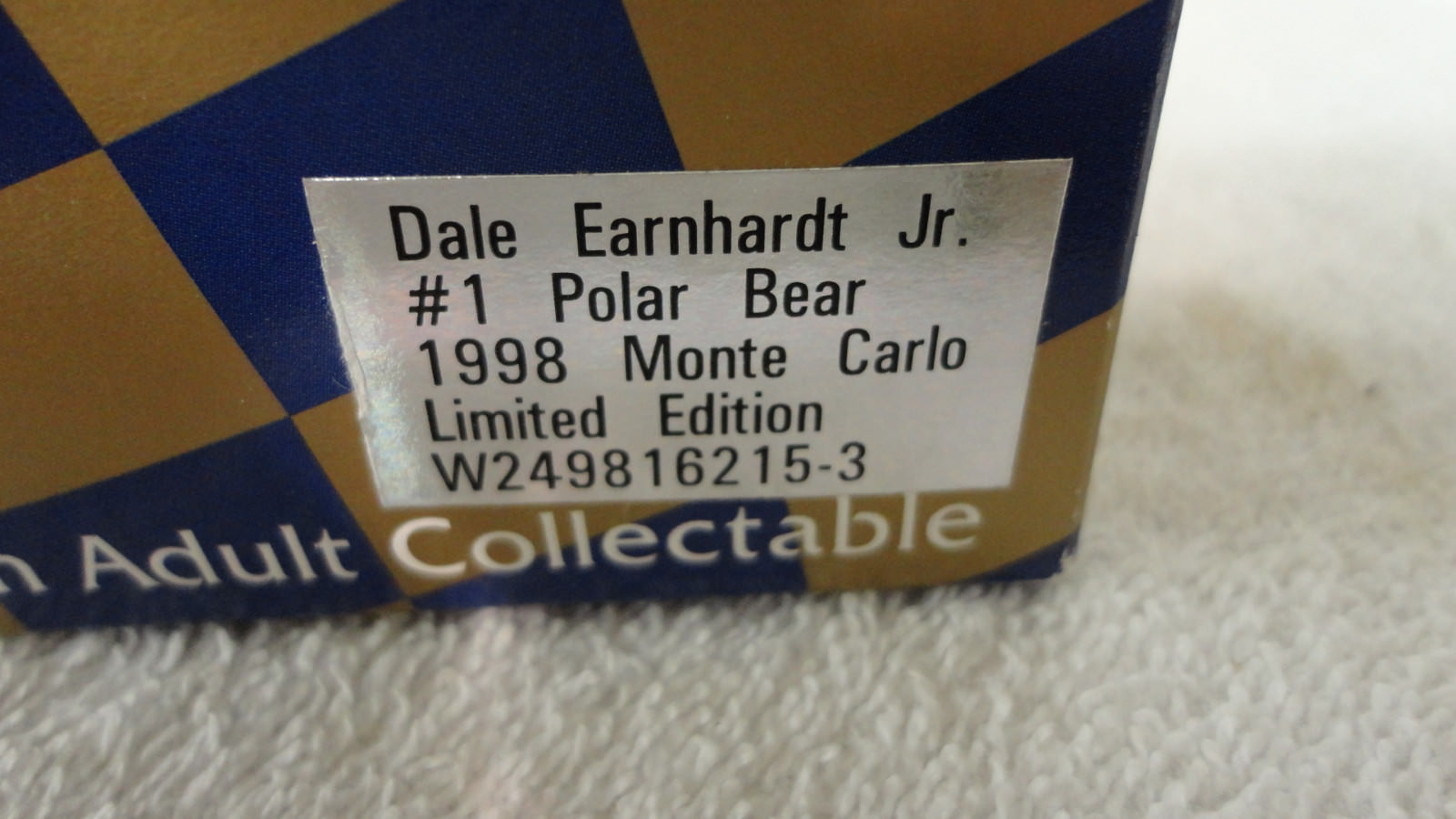 Dale Earnhardt Jr. #1 Polar Bear 1998 Monte Carlo Limited Edition Item#6057-230