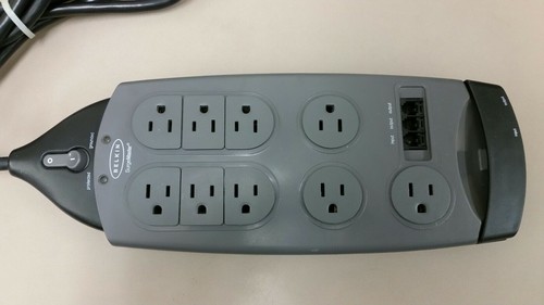 Belkin SurgeMaster Surge Protector with 9 Outlets. 8' Power Cord