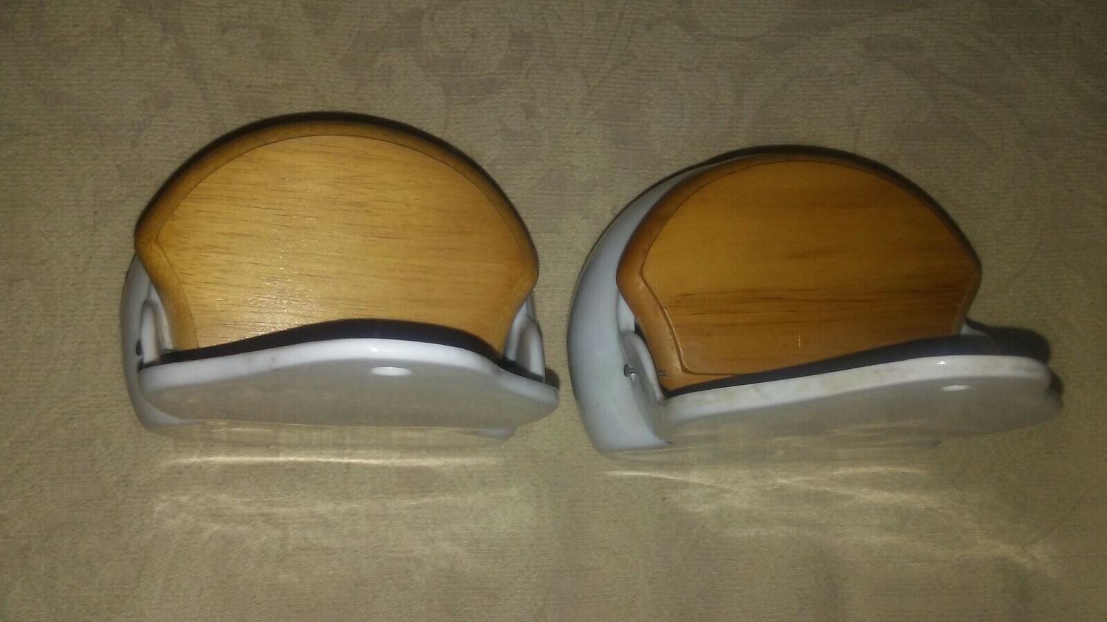 2 Porcelain Delft Teleflora Salt Boxes