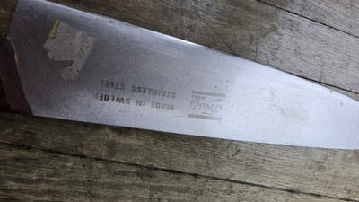 Vintage Frosts Mora Stainless Steel Kitchen Knife 10 Inch Blade