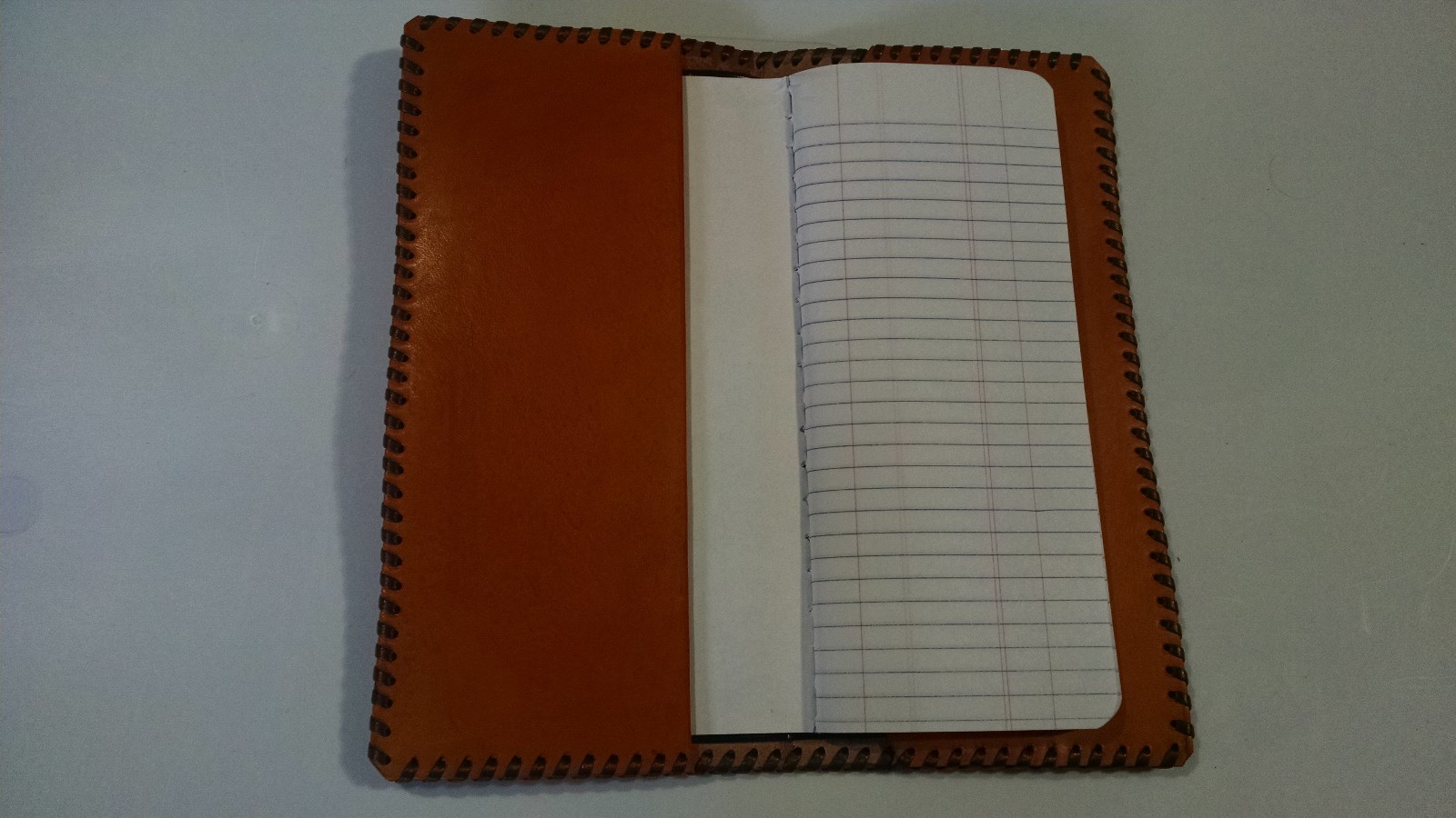 Oil Field Leather Deer Hunting Pipe Tally Book Cover 8.75
