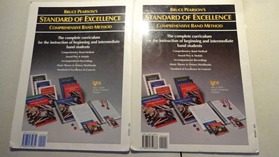 MUSIC BARITONE B.C. Lot 2 Lesson Books Instruction Standard of Excellence Band