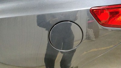 12-15 Kia Optima OEM Fuel Filler Door Gas Lid Flap (Smokey Blue B3U)