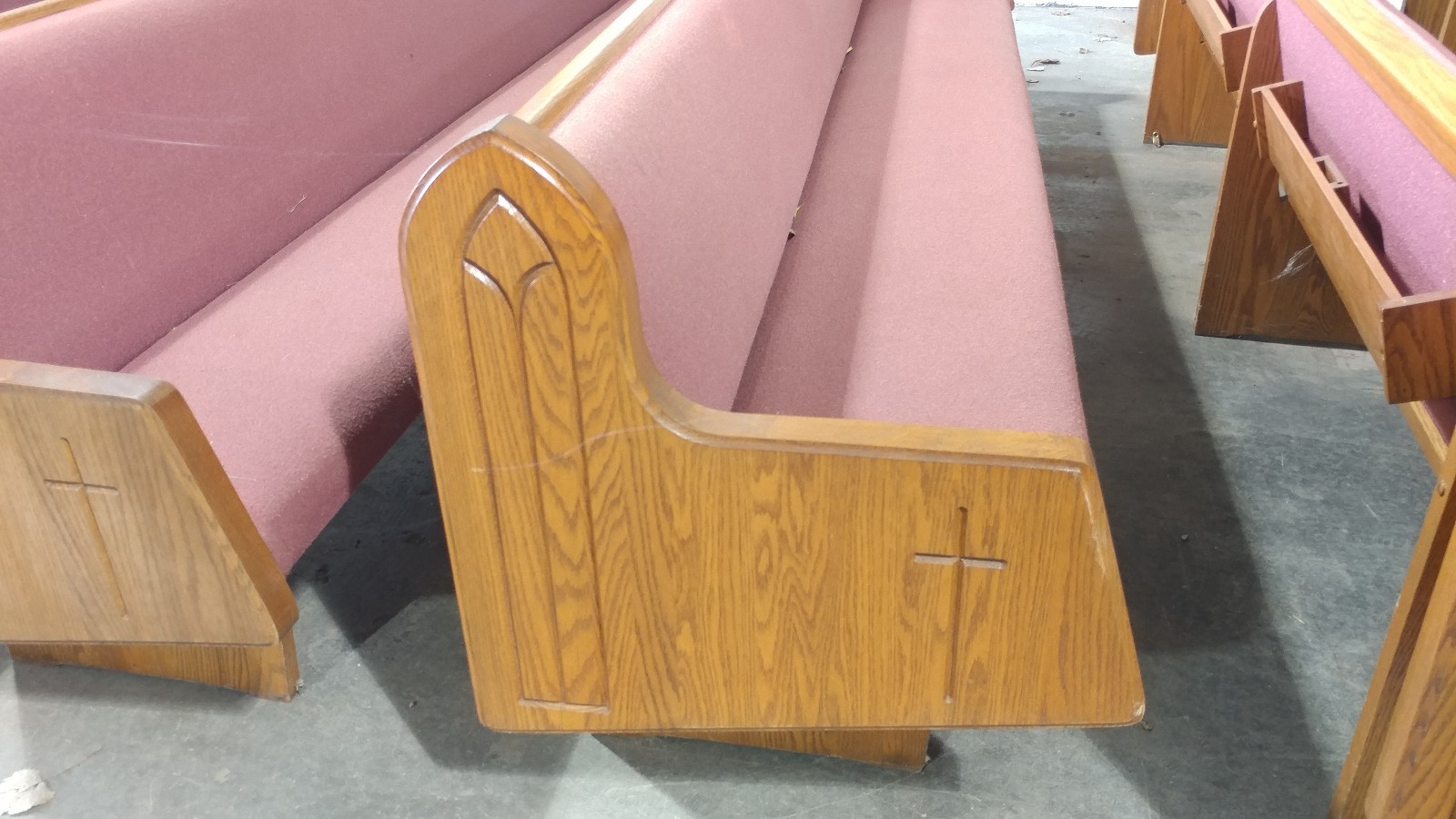 10 used church pews 120