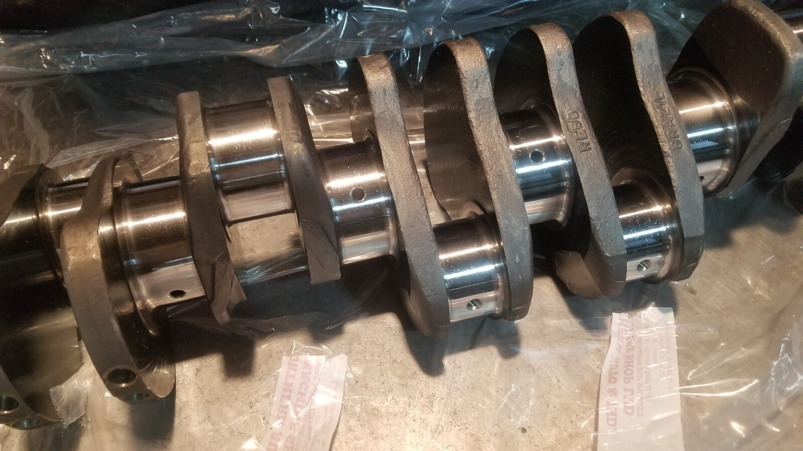 REMAN CUMMINS 5.9L CRANKSHAFT 3929037 SONOFLUXED POLISHED REF315 mains .010 - Picture 6 of 10