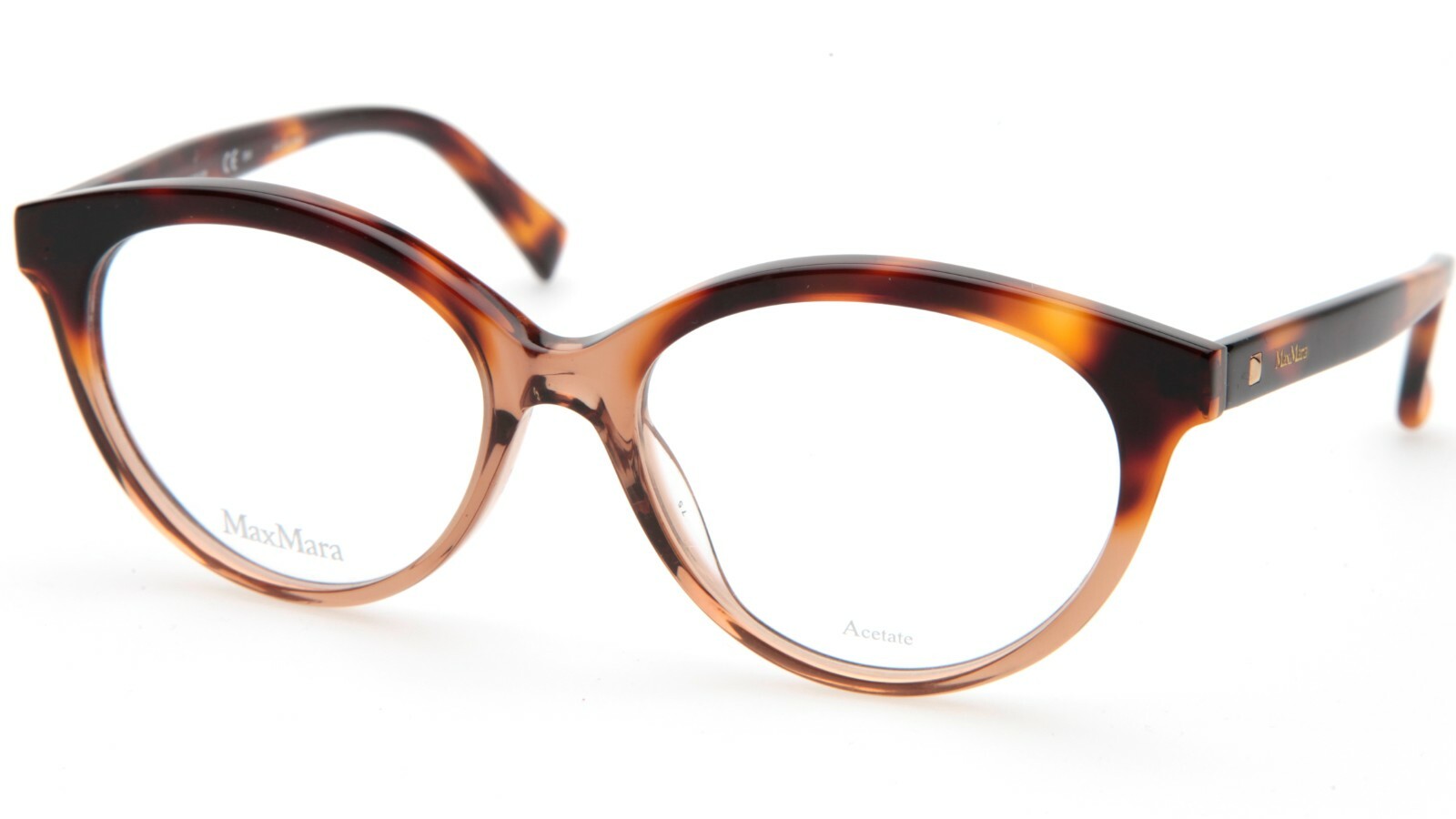 Max Mara マックスマーラ MM5150-D 045 Eyeglass Frames Brown MaxMara MM5161 045 light brown 53/17/140 Women's Eyewear