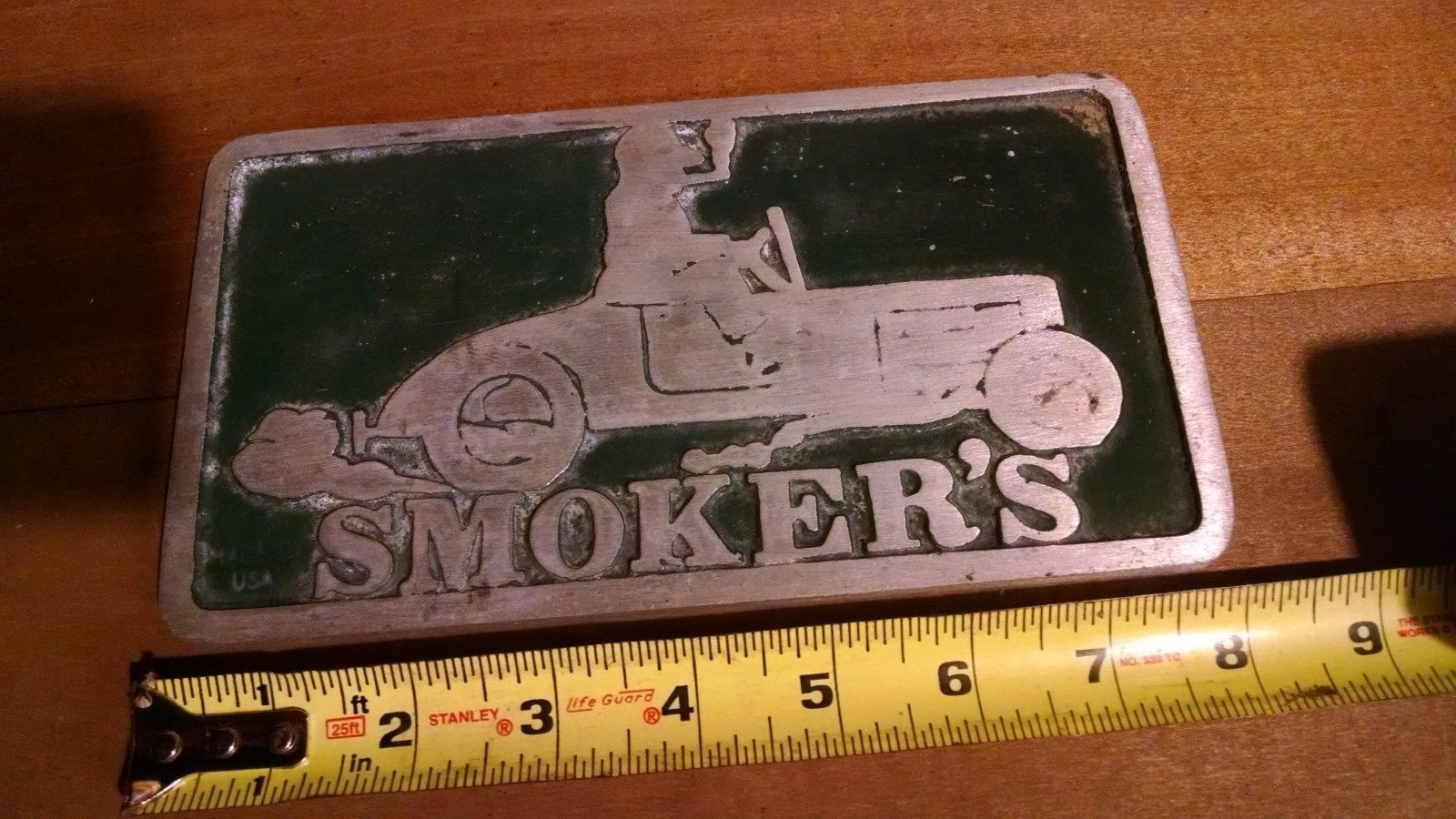 Vintage Car Club Plaque Smokers Hot Rat Rod Foundry