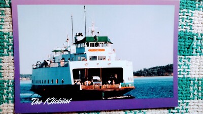 PUGET SOUND STATE FERRY THE KLICKITAT  PORT TOWNSEND WASHINGTON.
