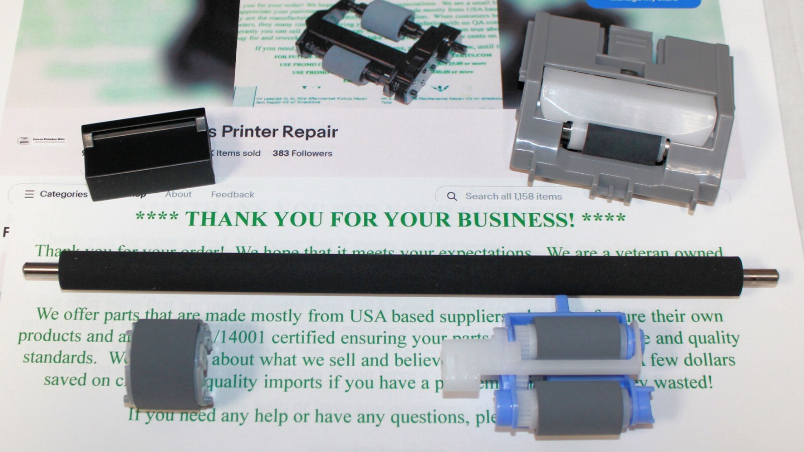HP LASERJET ENT M501 M506 M507 M527 M528 REPAIR MAINTENANCE REPAIR KIT RK-M506