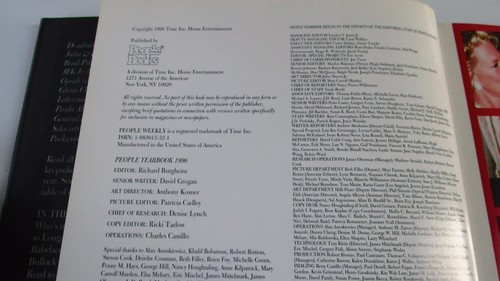 1996 People Weekly Yearbook Princess Diana OJ Friends Selena,J Roberts, Reeves