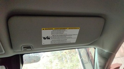 16-23 Toyota Tacoma RH Passenger Side Interior Sun Visor Cement-14 Cloth