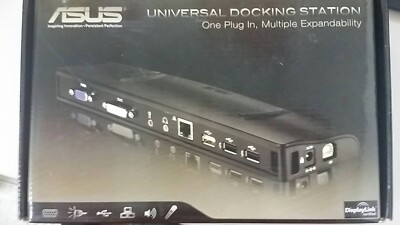 ASUS USB2.0 Universal Docking Station HZ-1 Fast Shipping WorldWide Fast Shipping