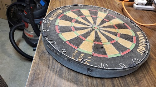 Vintage WINMAU British Darts Association official dart board