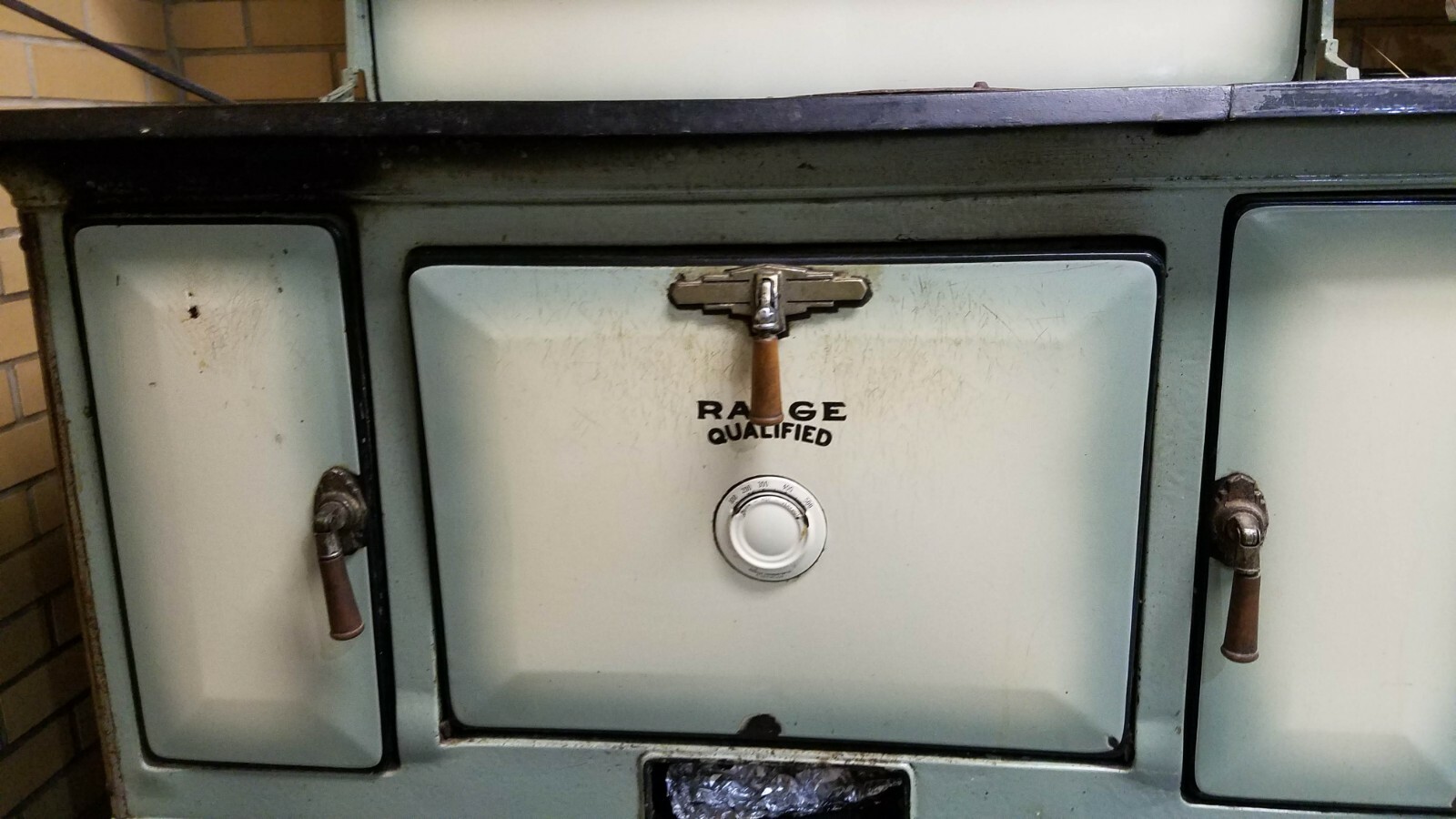 Early 20th century  wood cook stove by Range Qualified
