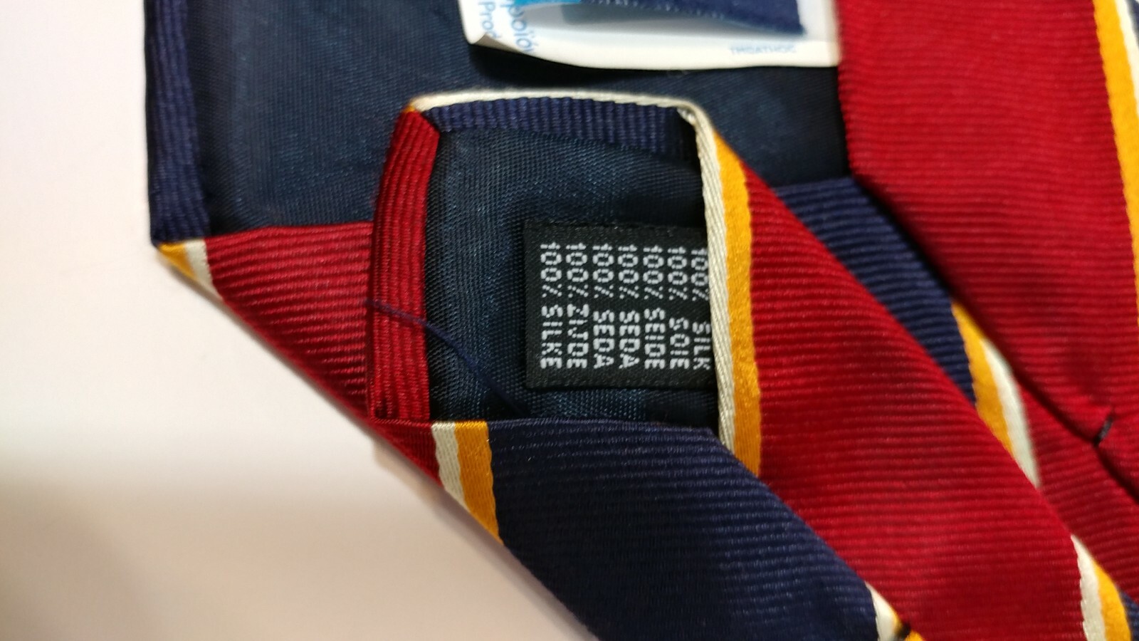 Official 2004 Athens Olympics 100% Silk Maroon Gold Blue Neck Tie EUC