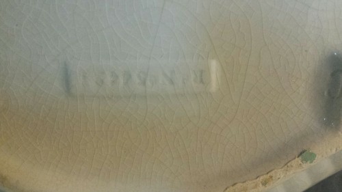 Vintage H. Burgess Ironstone China soup tureen