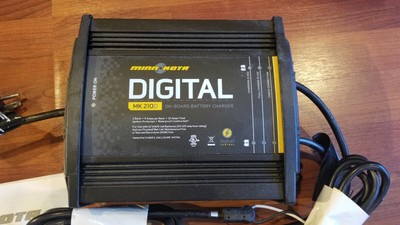 Minn Kota MK-210D Digital On-Board Marine Boat Battery Charger 12V 2 Bank 5 Amp
