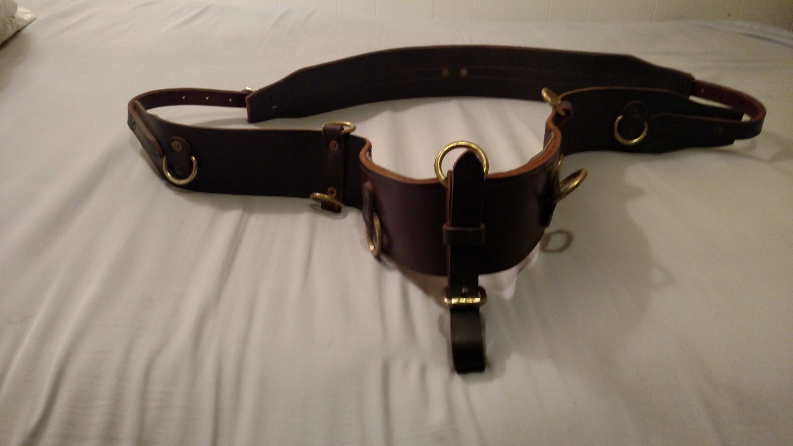 Heavy Leather Equine Training Surcingle