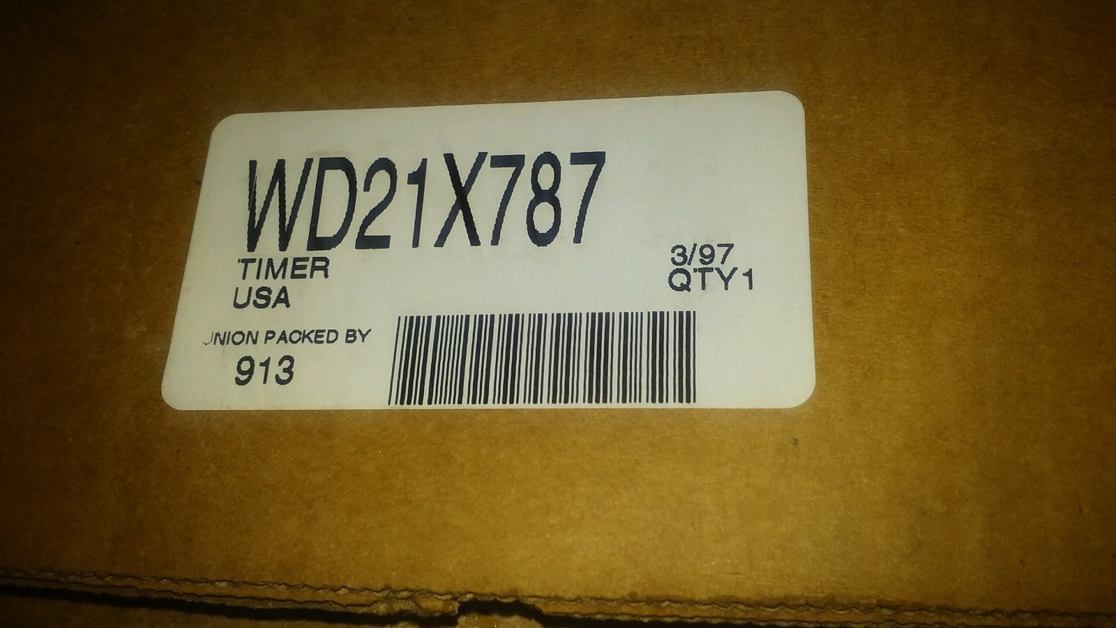 GE WD21X787 DISHWASHER TIMER Brand New