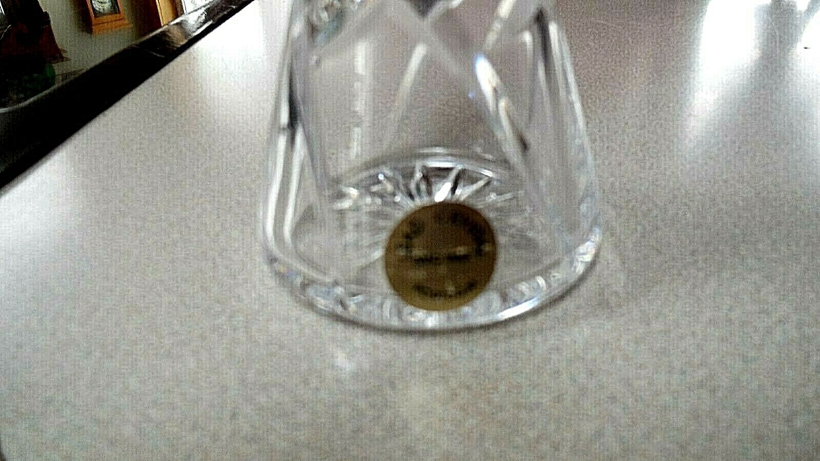 Vingage Lead Crystal Bottle/Decanter Small Portugal