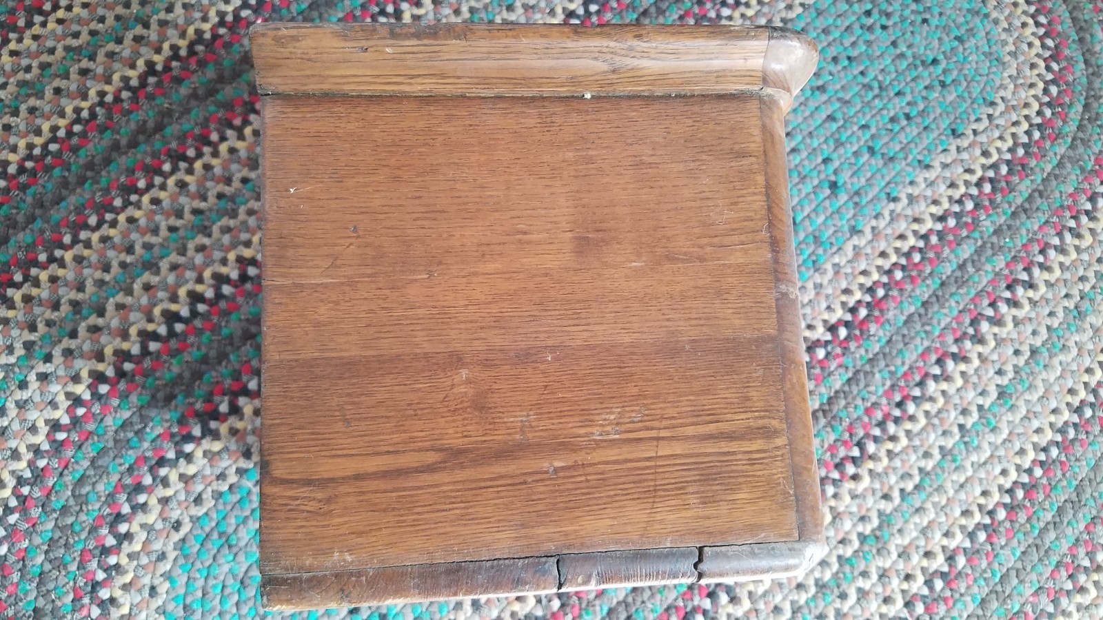 ANTIQUE OAK WALL MOUNT TOILET TANK COPPER BRASS FLUSH VALVE + BRASS FILL VALVE