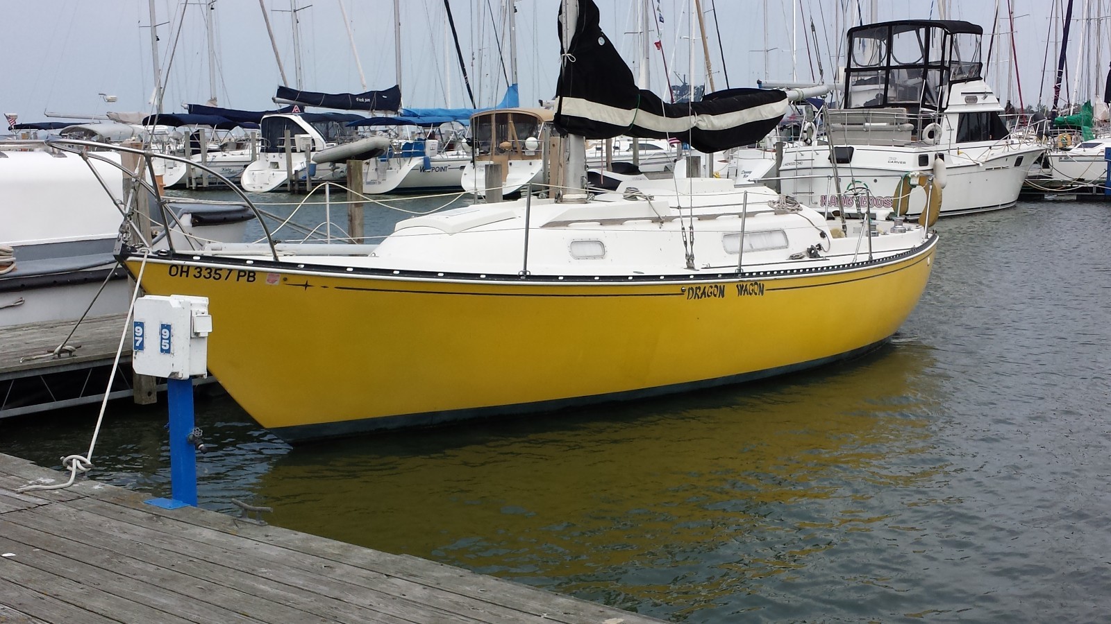 1972 C&C 30 ft sloop sailboat