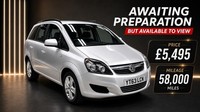 2013 Vauxhall Zafira 1.6i [115] Exclusiv 5dr MPV Petrol Manual