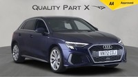 2022 Audi A3 1.4 TFSIe 40 S line Sportback S Tronic Euro 6 (s/s) 5dr 13kWh HATCH