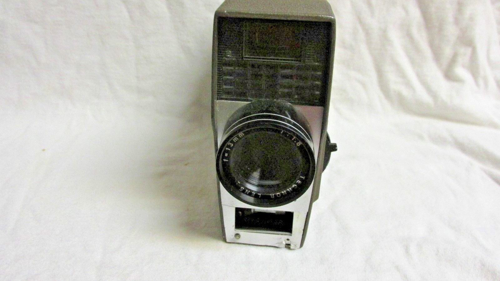 VINTAGE 1960s TECHNICOLOR AUTOMATIC 8 MOVIE CAMERA FOR DISPLAY