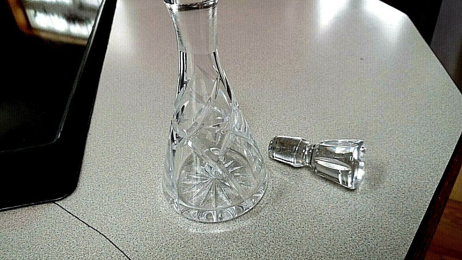 Vingage Lead Crystal Bottle/Decanter Small Portugal