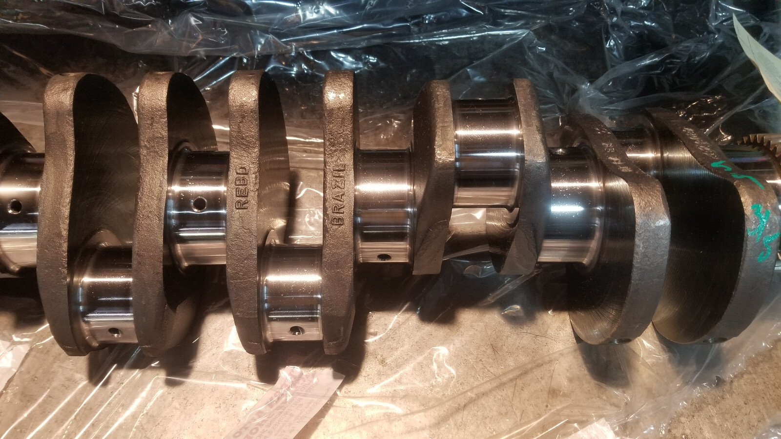 REMAN CUMMINS 5.9L CRANKSHAFT 3929037 SONOFLUXED POLISHED REF315 mains .010 - Picture 7 of 10