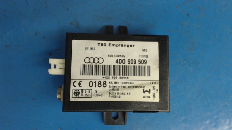 Steurergerät Empfänger Standheizung T60 Audi Audi A6 4B Mod. 2002 4D0909509