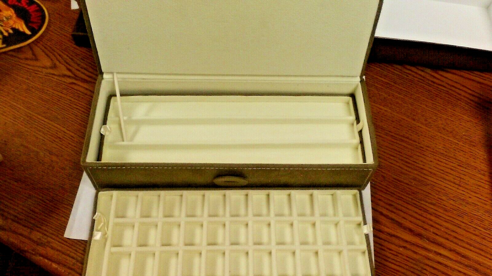 PANDORA JEWELRY BOX SUEDE 3 REMOVABLE TRAYS BRAND NEW