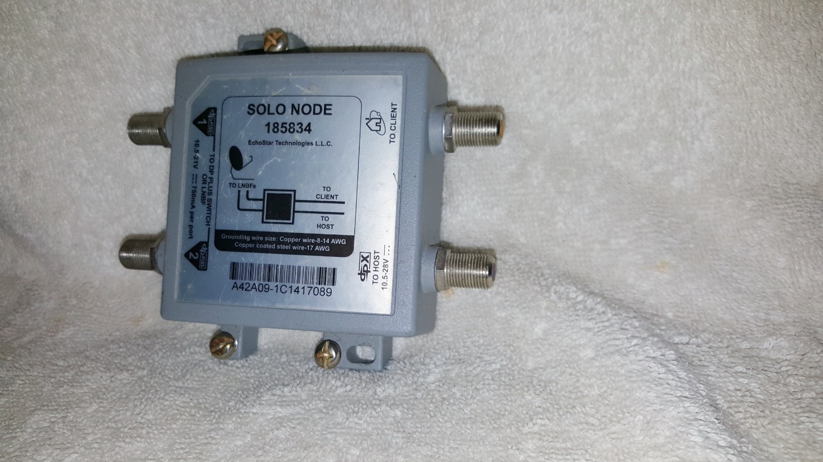 Dish Network Solo Node for Hopper Joey Bell ExpressVU Whole Home DVR 185834 HDTV