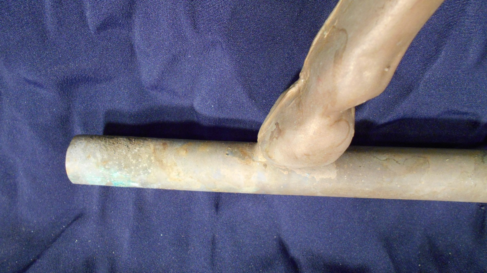 ANTIQUE 19th EARLY 20th CENTURY GOLD PAINTED COPPER HORSE WEATHERVANE