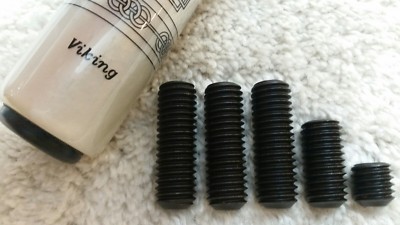 IN STOCK, (5) Viking Cue Weight Bolts, Viking & Valhalla Pool Cue Accessory