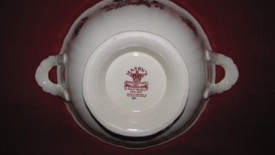 Mason's Fruit Basket serving TUREEN w/ LID red multi transferware England