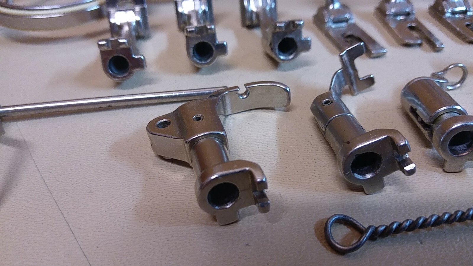 Vintage Bernina Sewing Machine Presser Foot Lot Accessories Attachments Hoop