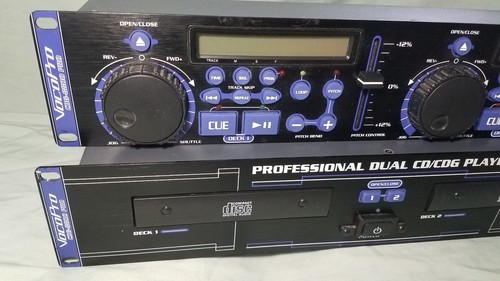 Vocopro CDG-8800 Pro Dual CD/CD+G Player *See Note*                           b2