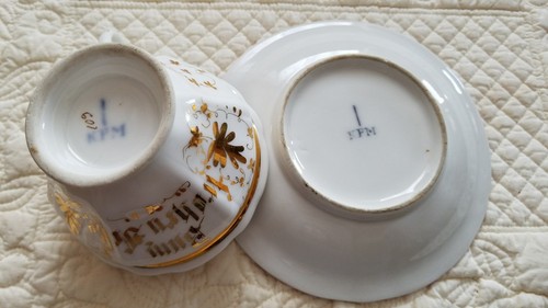 KPM Teacup & Saucer