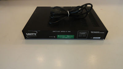 Wegener Unity UTY401000000002 Receiver MPEG 2 Broadcast Receiver
