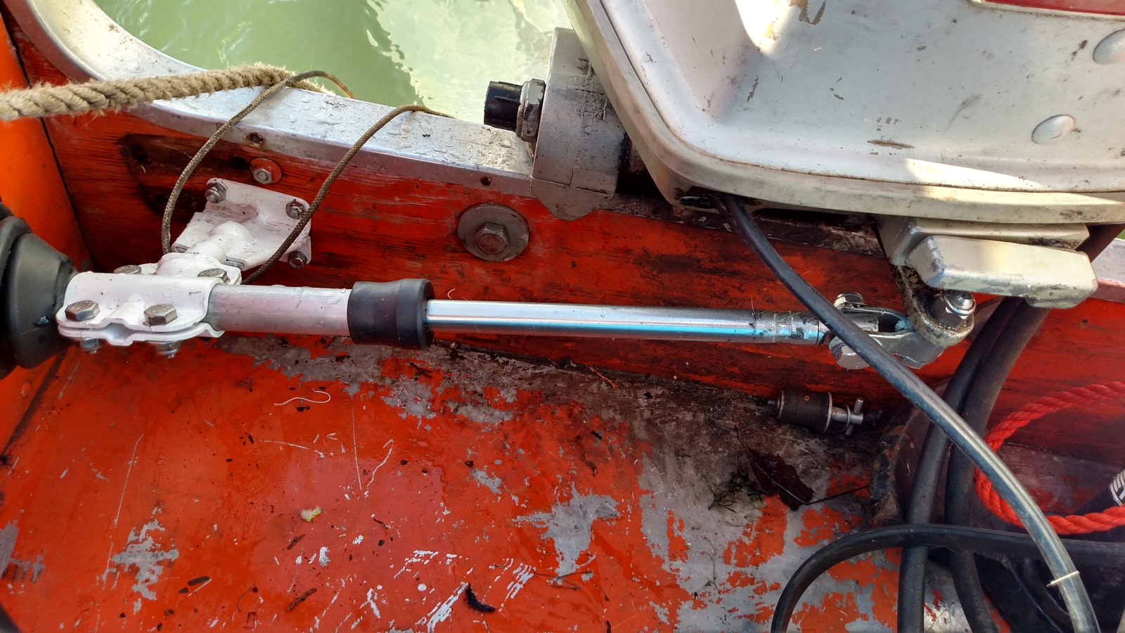 SeaStar SS14116 Rack & Pinion 16ft Outboard Steering Kit Teleflex