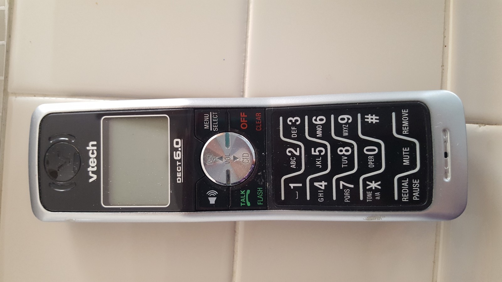 vtech DETC 6.0 cordless phone black/silver