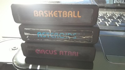Three Game Lot- Asteroids, Circus Atari, Basketball (Atari 2600) (020105)