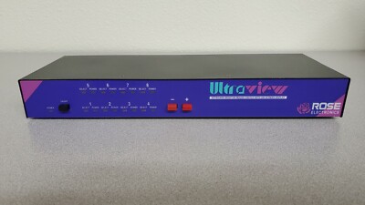 Rose Electronics Ultra View UPL-8U Keyboard Monitor Mouse Switch With On Screen